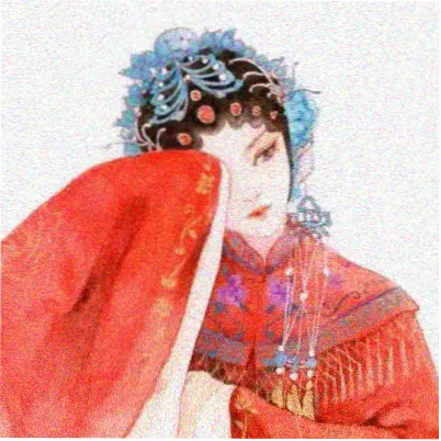 听众头像：拿着放大镜的插画人物